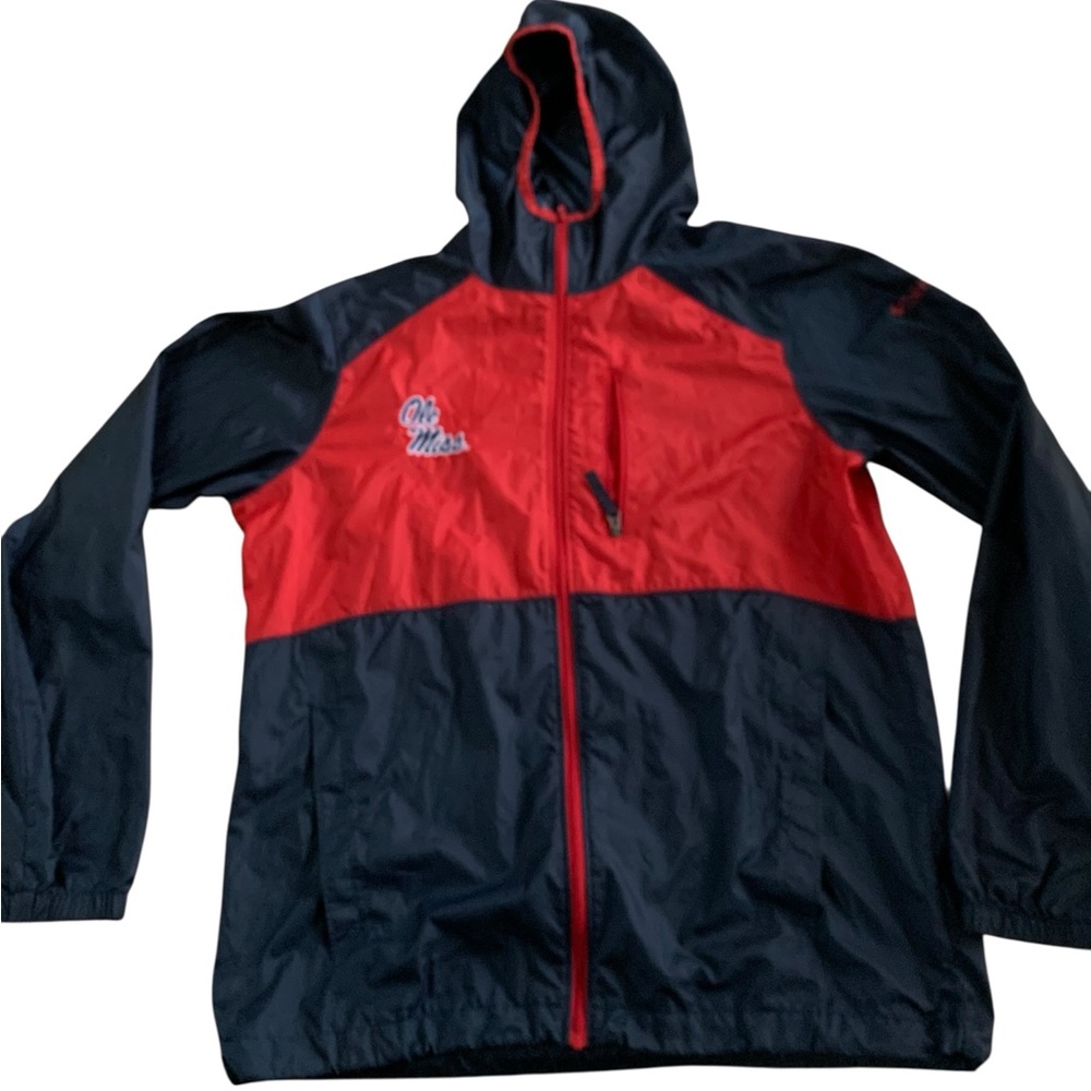 Columbia Ole Miss Rebels Flash Forward Full-Zip Windbreaker – Men’s Small – NWOT